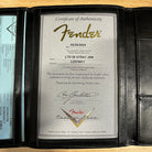 Fender Custom Shop Limited 1956 Stratocaster Relic electric guitar aged black with certificate of authenticity