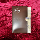 Taylor 414ce Next Generation Natural guitar Owner Essentials packet with brown booklet and registration guide