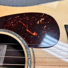 Santa Cruz D Model dreadnought acoustic guitar Natural finish with tortoise pickguard and abalone rosette binding
