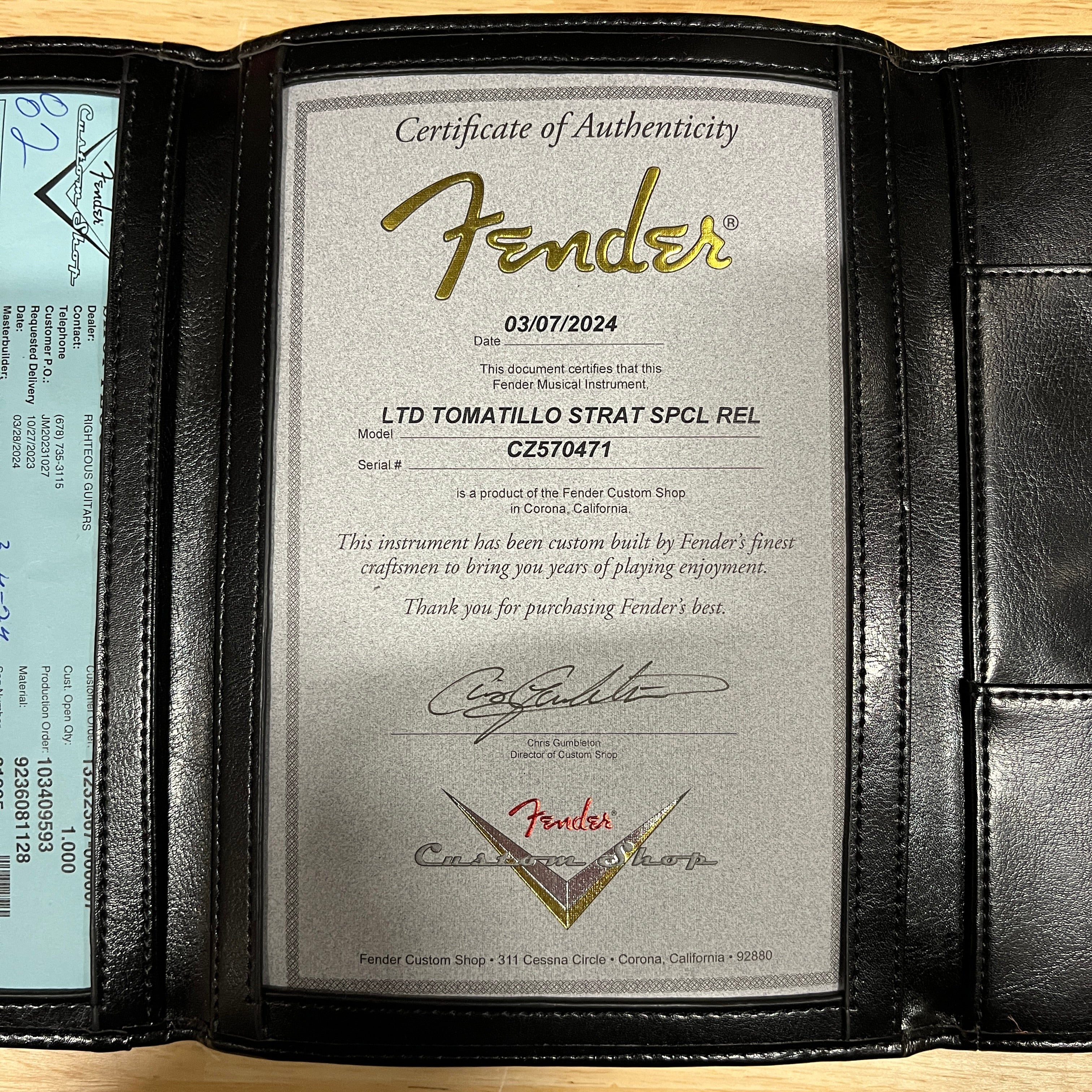 Fender Custom Shop Limited Tomatillo Stratocaster Special Relic electric guitar Super Faded Aged Burgundy Mist Metallic with Certificate of Authenticity
