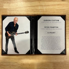Gibson Peter Frampton Phenix Inspired Les Paul Custom VOS electric guitar Ebony with gold hardware