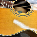 Epiphone FT-570BL acoustic guitar Natural finish with spruce top, multi-ring rosette, and body binding