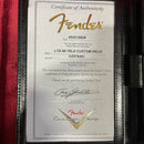 Fender Custom Shop 1960 Telecaster Custom Relic electric guitar chocolate 3-tone sunburst with certificate of authenticity