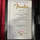 Fender Custom Shop 1960 Telecaster Custom Relic electric guitar chocolate 3-tone sunburst with certificate of authenticity