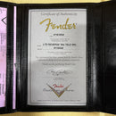 Fender Custom Shop Limited Reverse 1950s Telecaster Relic electric guitar aged black with certificate of authenticity