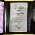 Fender Custom Shop Limited Reverse 1950s Telecaster Relic electric guitar Burnt Copper with Certificate of Authenticity