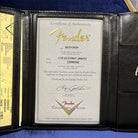 Fender Custom Shop Limited 1963 Stratocaster Journeyman Relic electric guitar Sherwood Green Metallic with certificate of authenticity