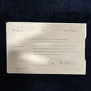 Eastman D'Ambrosio DC-62 electric guitar Inca Silver with hand-signed certificate of authenticity