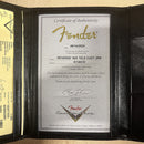 Fender Custom Shop Reverse 1950s Telecaster Custom electric guitar Candy Apple Red relic finish with Certificate of Authenticity