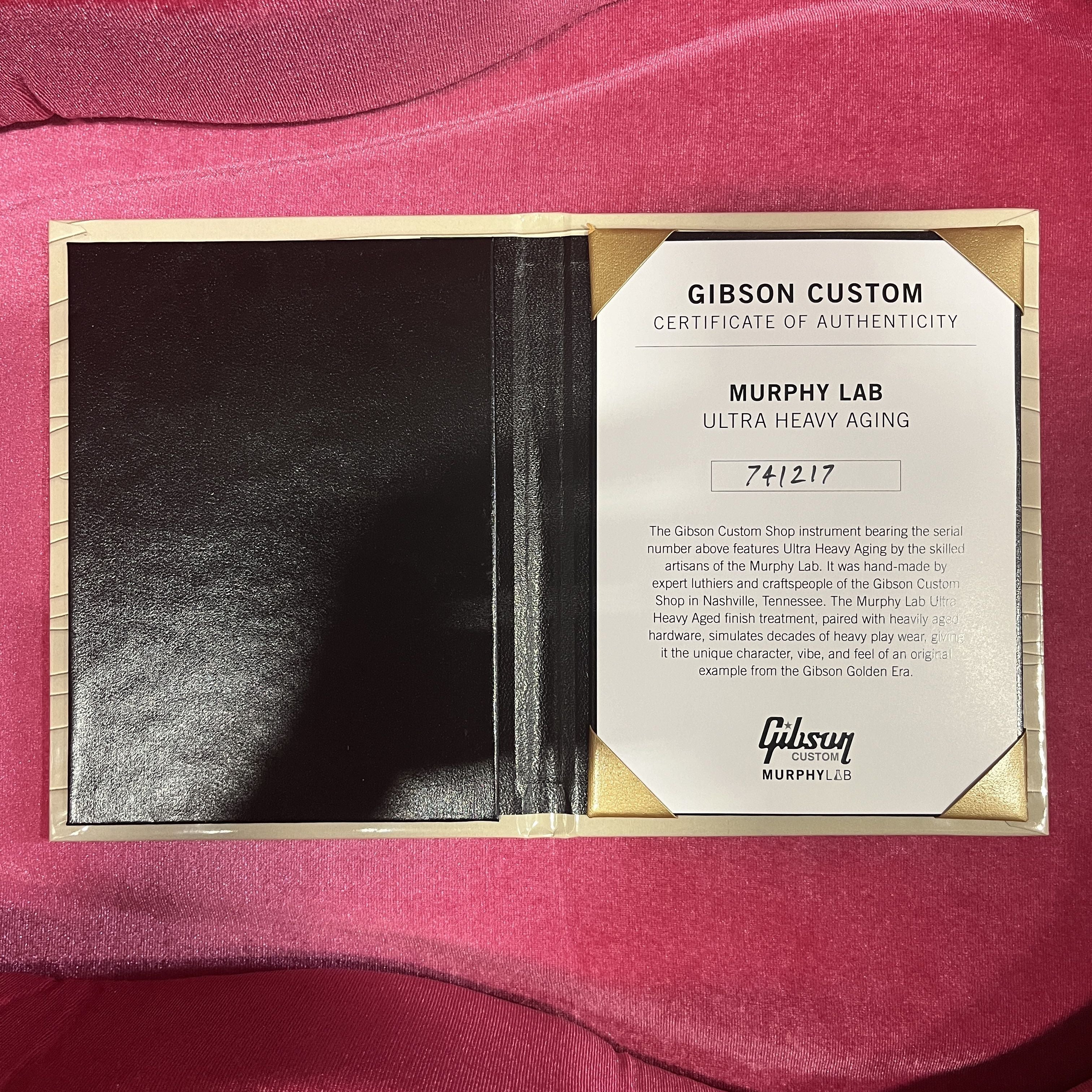 Gibson 1957 Les Paul Reissue Ultra Heavy Aged electric guitar Double Gold with Murphy Lab finish certificate