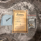 Eastman AC422CE Natural guitar certificate of authenticity with polishing cloth and truss rod wrench accessories