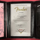 Fender Custom Shop Late 1962 Stratocaster Relic electric guitar Aged Black Sparkle with Certificate of Authenticity