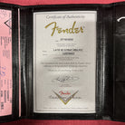 Fender Custom Shop Late 1962 Stratocaster Relic electric guitar Aged Black Sparkle with Certificate of Authenticity