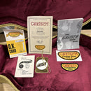 Gretsch Limited Stephen Stern Masterbuilt Broadkaster Relic Aged Black Paisley electric guitar with certificate of authenticity
