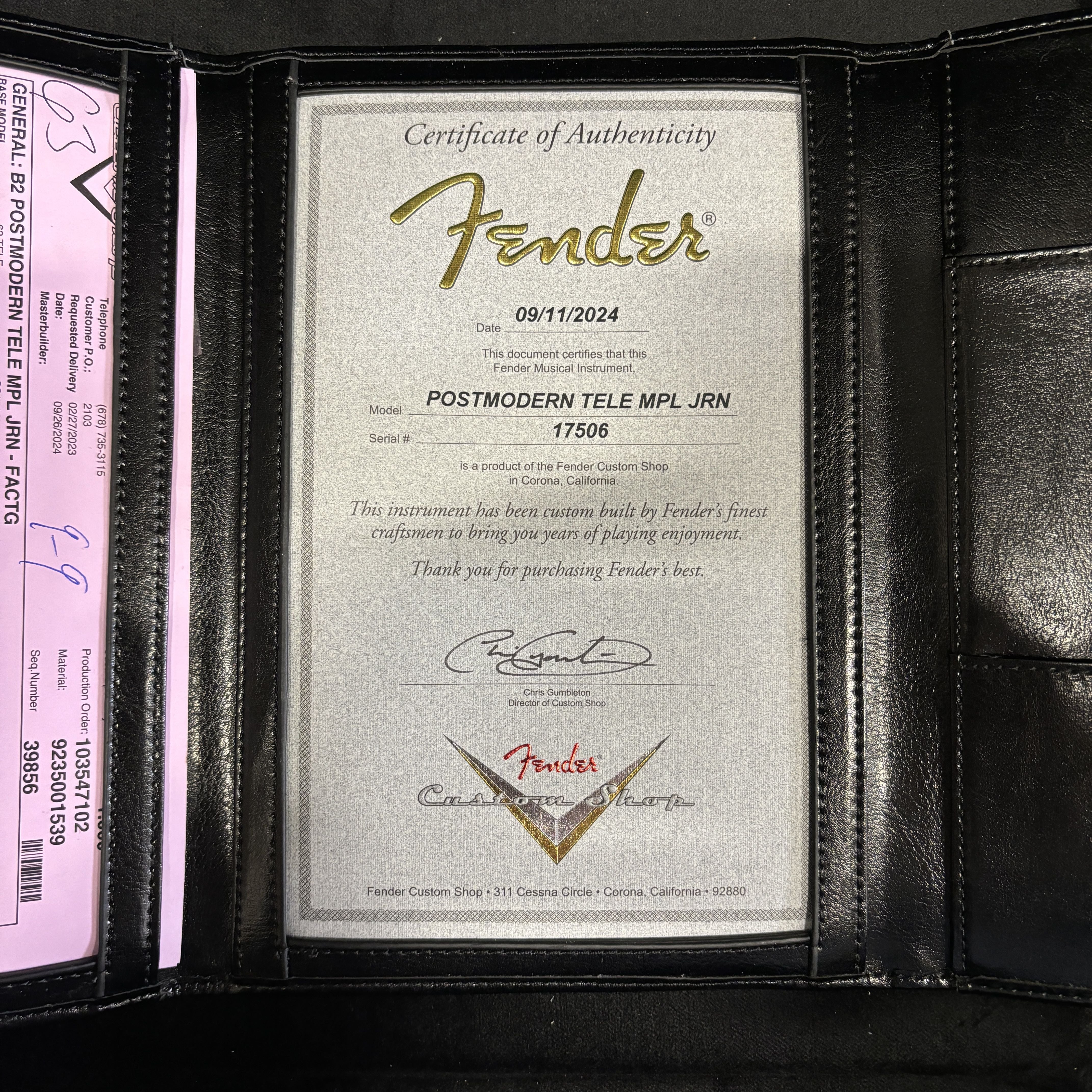 Fender Postmodern Telecaster Journeyman Relic electric guitar Faded Candy Tangerine with Certificate of Authenticity