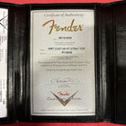 Fender Custom Shop Vintage 1959 Hardtail Stratocaster electric guitar Sonic Blue with Certificate of Authenticity