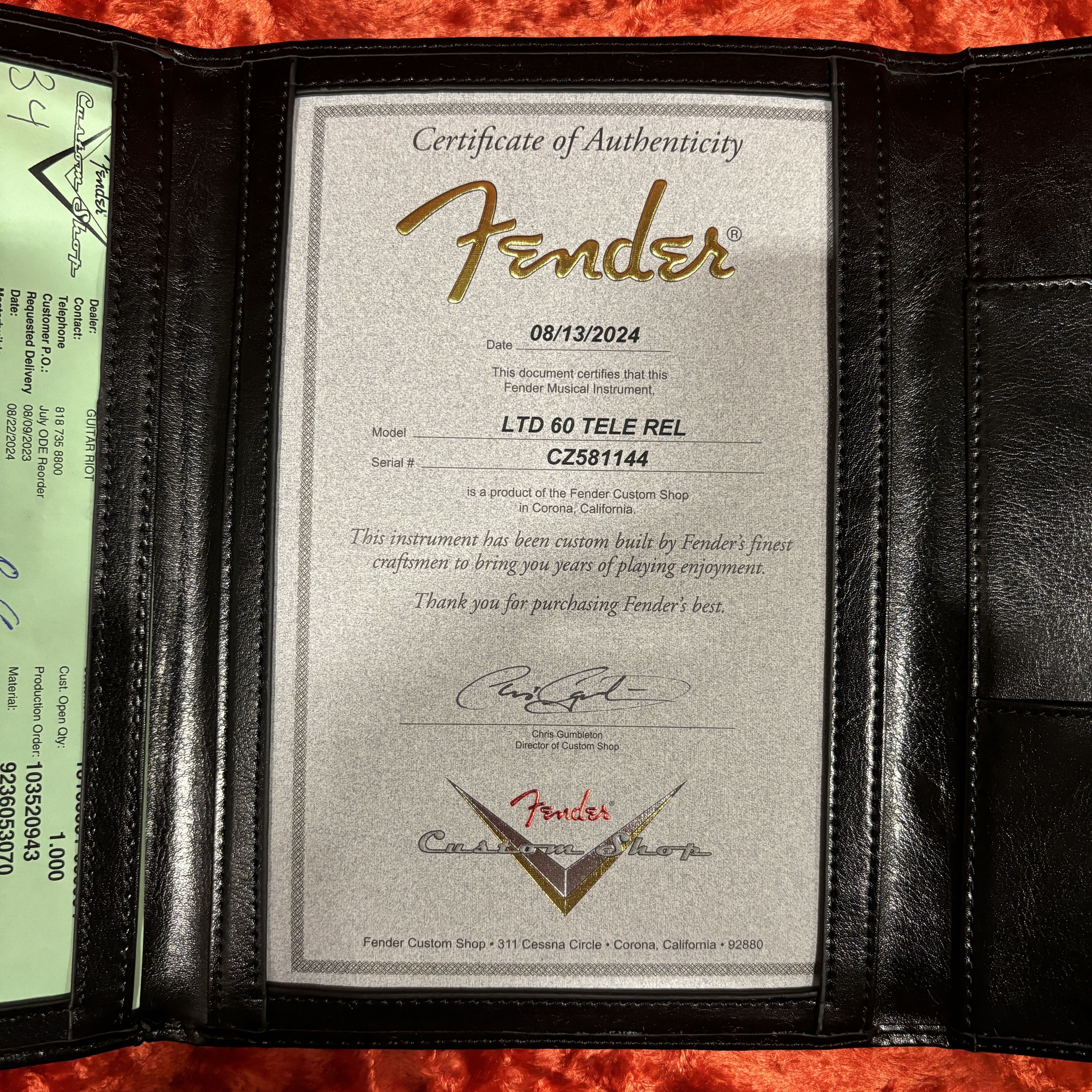 Fender Custom Shop Limited 1960 Telecaster Relic electric guitar Olympic White with Certificate of Authenticity