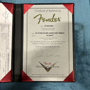 Fender Custom Shop 1963 Stratocaster Journeyman Relic electric guitar Olympic White with certificate of authenticity