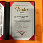 Fender Custom Shop 1957 Stratocaster Journeyman Relic electric guitar Fiesta Red with Certificate of Authenticity