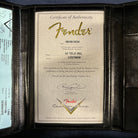 Fender Custom Shop 1963 Telecaster Relic electric guitar Olympic White with aged patina finish