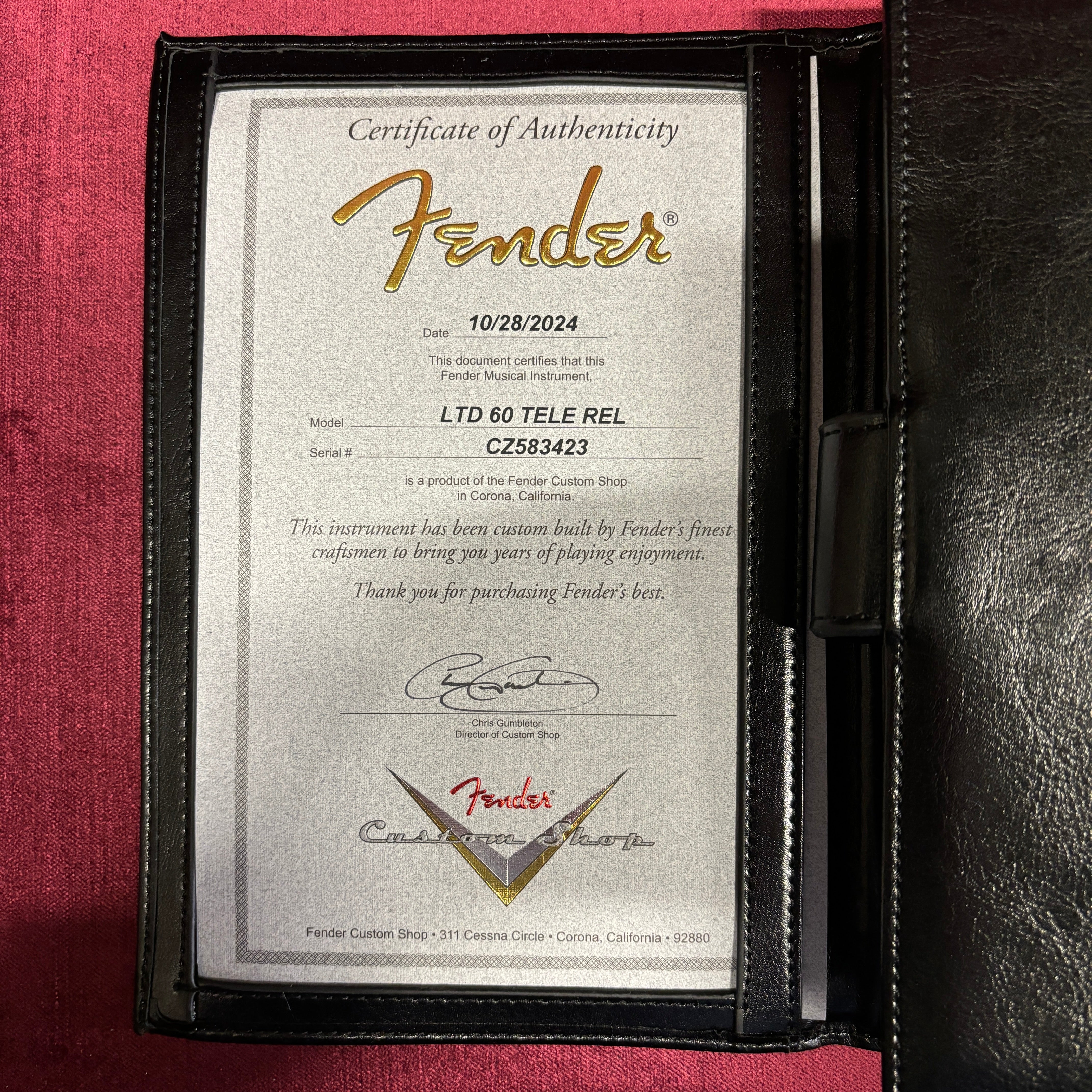 Fender Custom Shop Limited 1960 Telecaster Relic electric guitar Olympic White with Certificate of Authenticity