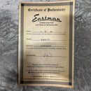 Eastman E40DTC Thermocure acoustic guitar natural finish with certificate of authenticity