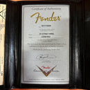 Fender Custom Shop 1961 Stratocaster heavy relic electric guitar ocean turquoise over 3-color sunburst with certificate of authenticity