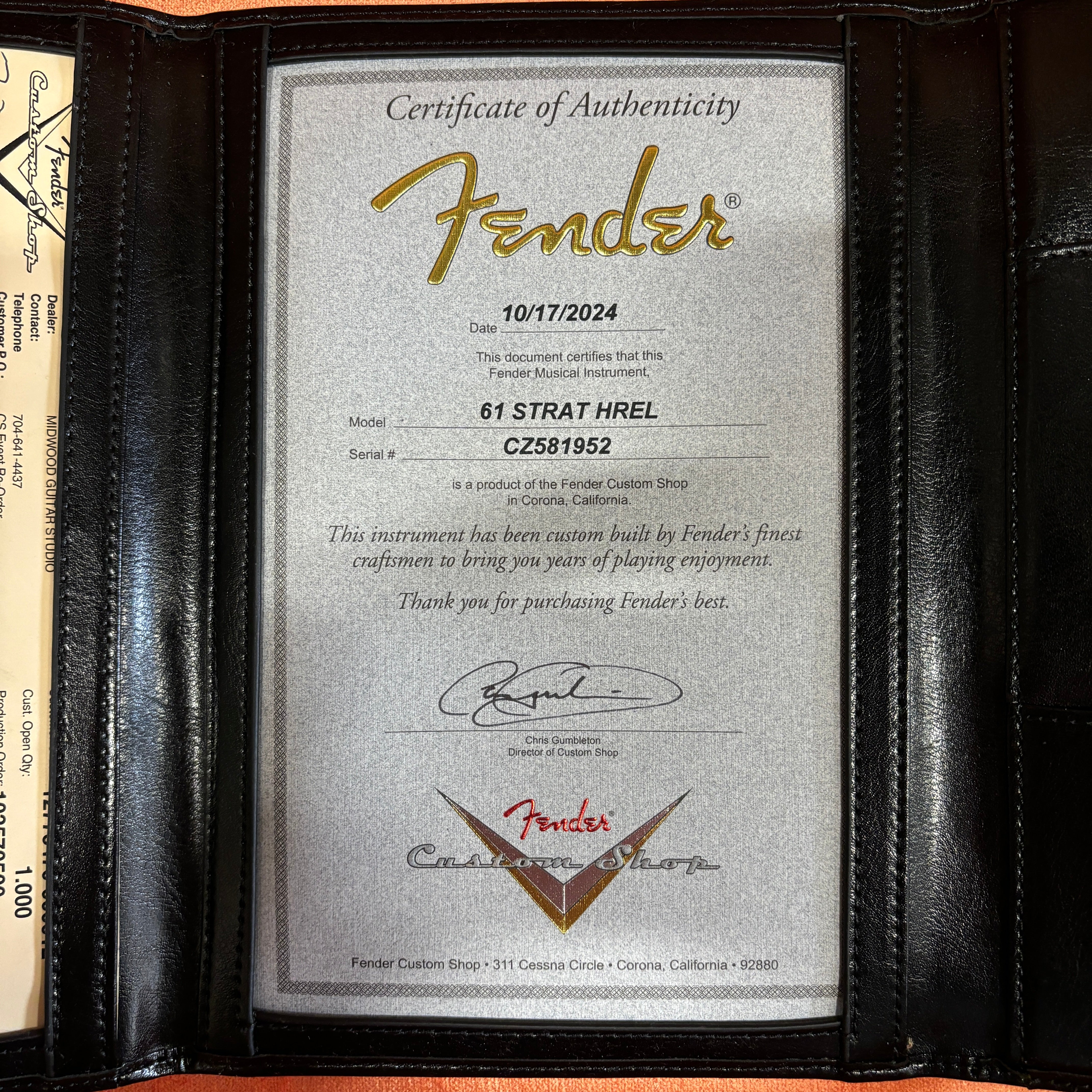 Fender Custom Shop 1961 Stratocaster heavy relic electric guitar ocean turquoise over 3-color sunburst with certificate of authenticity