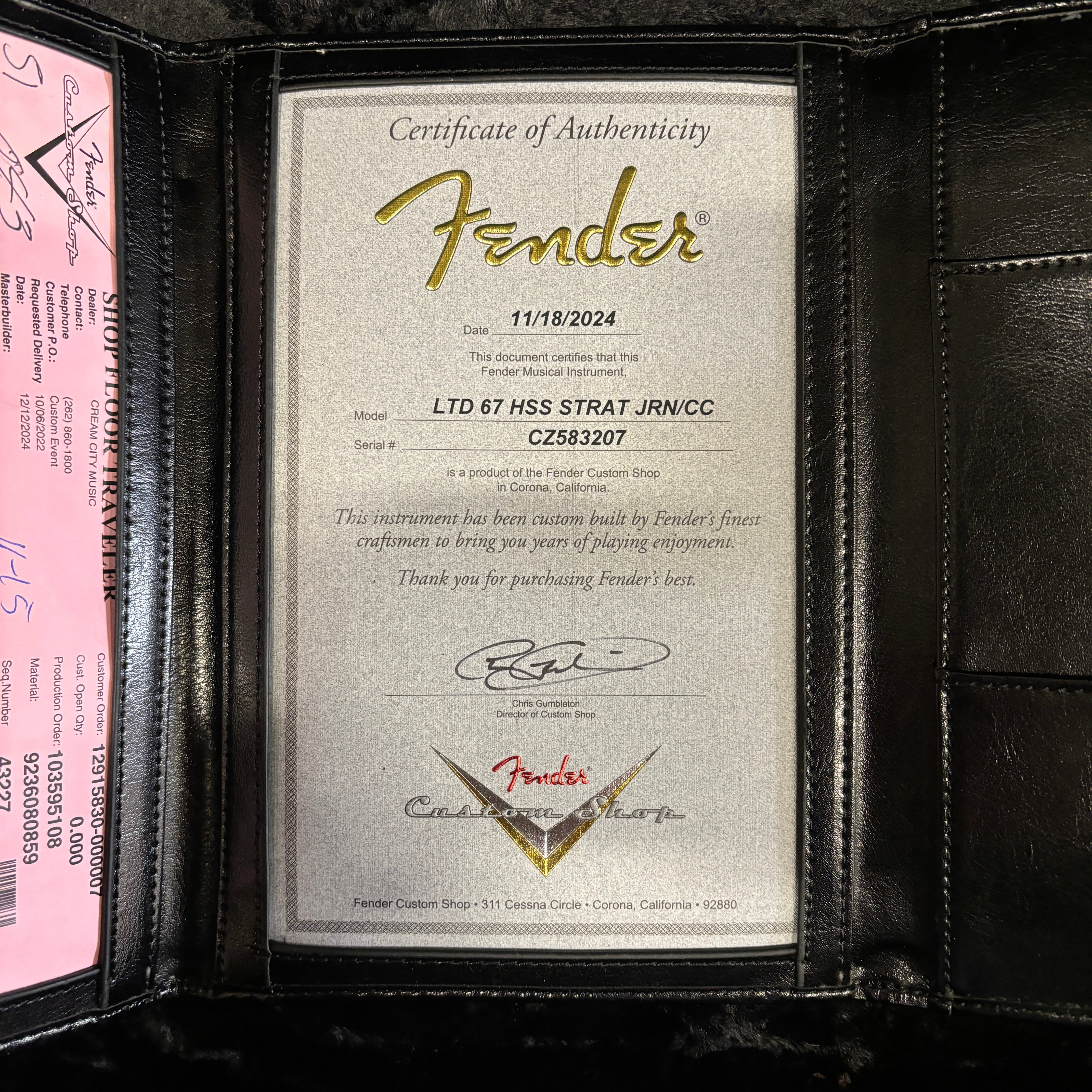 Fender Custom Shop Limited 1967 HSS Stratocaster Journeyman Relic electric guitar 3-Color Sunburst with Certificate of Authenticity