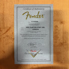 Fender Custom Shop Eric Clapton Stratocaster Journeyman Relic 2-Color Sunburst electric guitar with certificate of authenticity