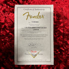 Fender Custom Shop 70th Anniversary Stratocaster electric guitar Bright Sapphire Metallic with Certificate of Authenticity