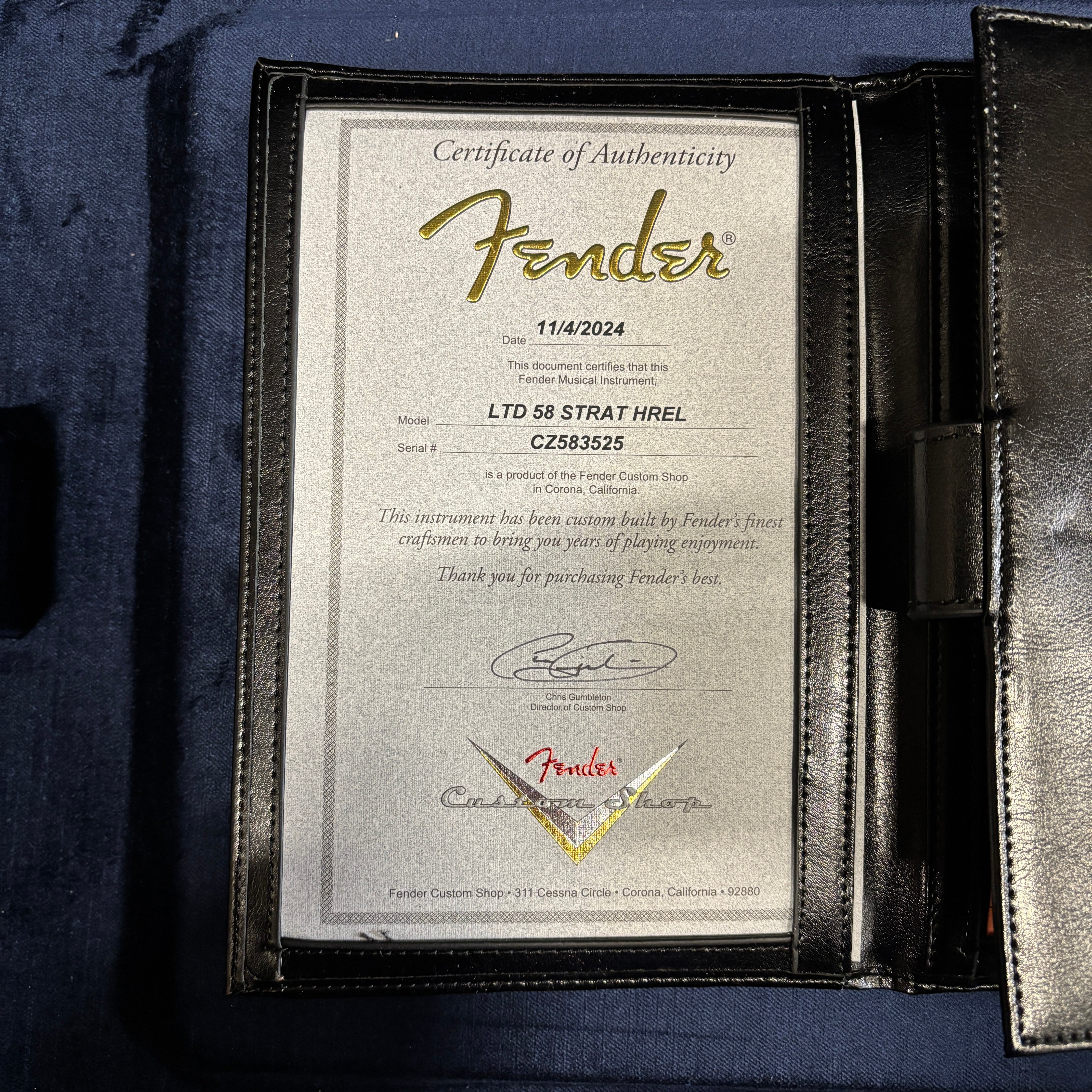 Fender Custom Shop Limited 1958 Stratocaster electric guitar Heavy Relic Super Faded Aged Taos Turquoise with Certificate of Authenticity