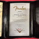 Fender Custom Shop Artisan Maple Burl Stratocaster left-handed electric guitar aged natural finish with certificate of authenticity