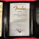 Fender Custom Shop Artisan Maple Burl Stratocaster left-handed electric guitar aged natural finish with certificate of authenticity