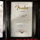 Fender Custom Shop Limited 1961 Stratocaster Heavy Relic electric guitar aged Black over 3-Color Sunburst with certificate of authenticity