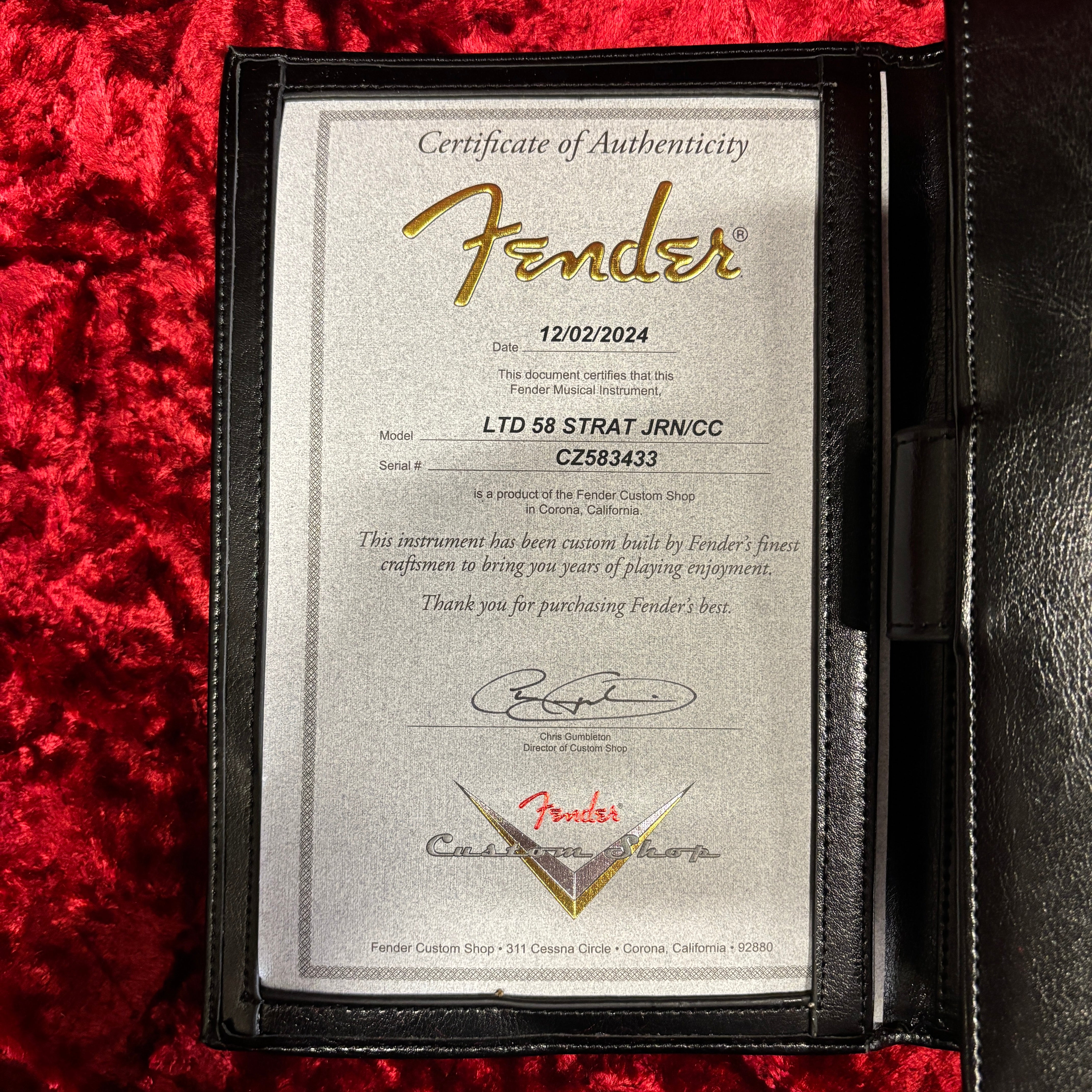 Fender Custom Shop Limited 1958 Stratocaster Journeyman Relic electric guitar Sherwood Green Metallic with Certificate of Authenticity