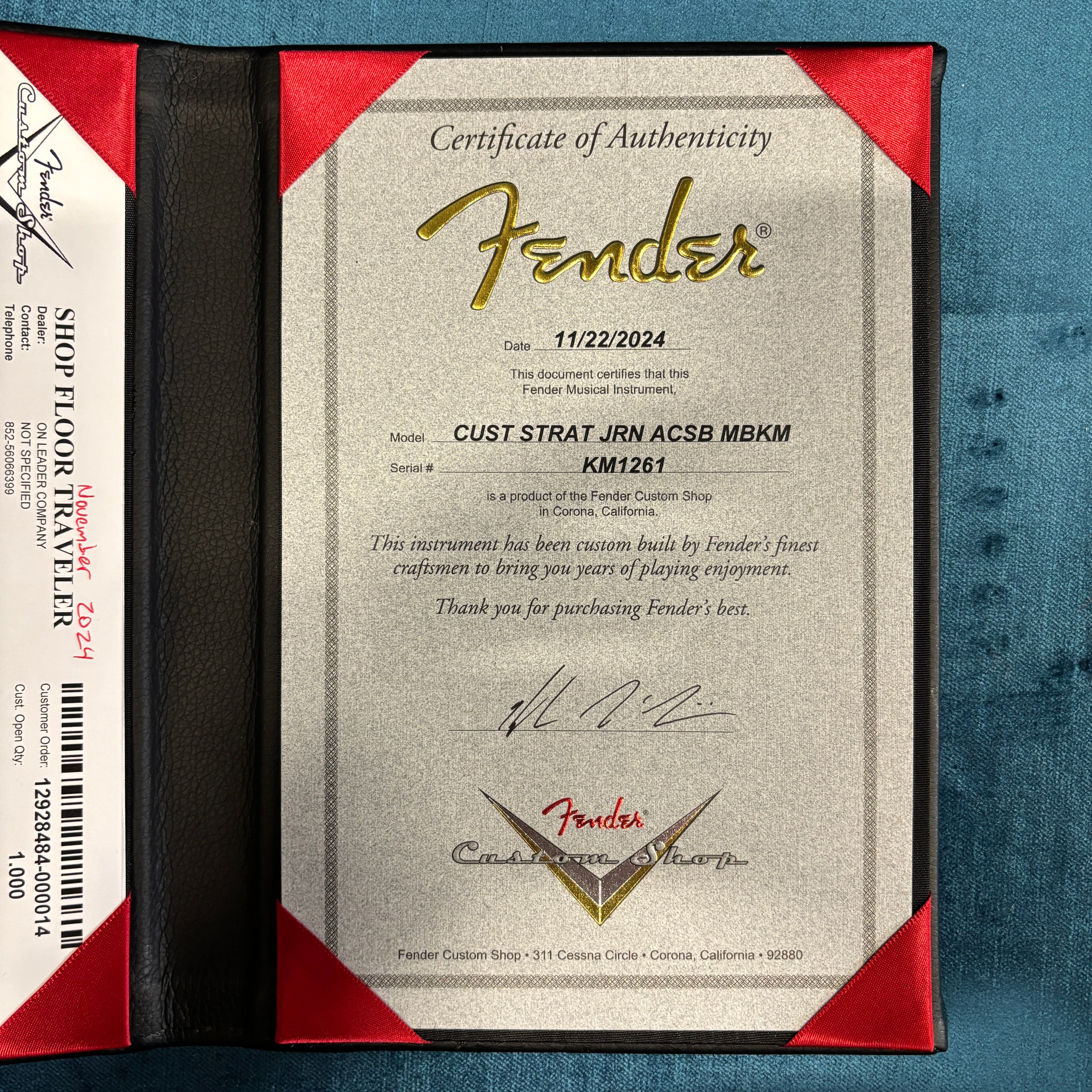 Fender Custom Shop Limited Kyle McMillin Masterbuilt Stratocaster Journeyman Relic electric guitar Aged Cherry Sunburst with certificate of authenticity