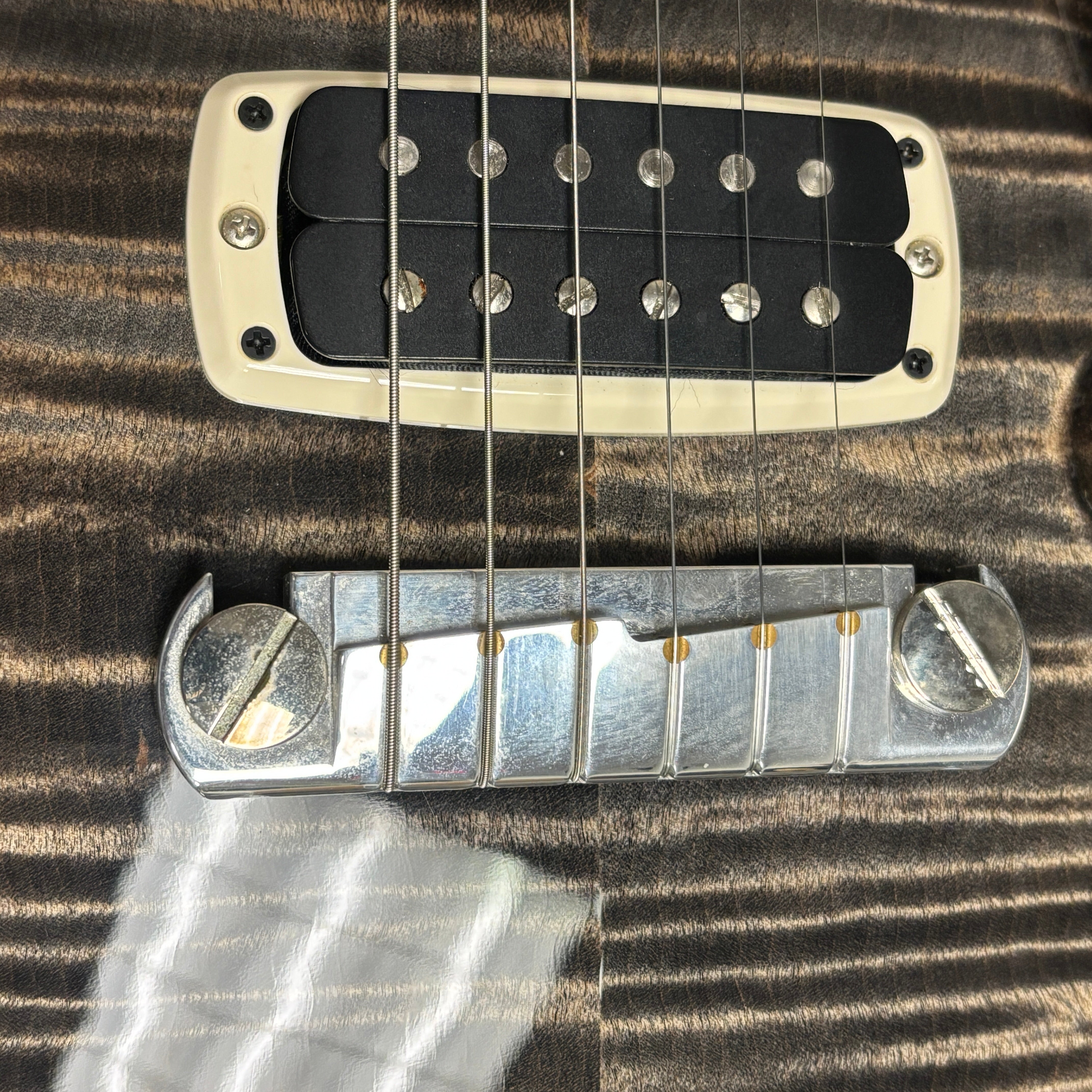 Paul Reed Smith Paul's Guitar electric guitar charcoal burst pre-owned with dual humbucker pickups