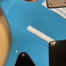 Pre-owned Paul Reed Smith Fiore electric guitar Larkspur blue with white protective tape on body