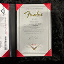 Fender Custom Shop 1963 Stratocaster NOS electric guitar Fiesta Red with certificate of authenticity