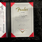 Fender Custom Shop 1963 Stratocaster NOS electric guitar Fiesta Red with certificate of authenticity
