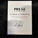 Paul Reed Smith 40th Anniversary Limited Edition electric guitar Charcoal Phoenix with signed certificate of authenticity