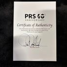Paul Reed Smith 40th Anniversary Limited Edition electric guitar Charcoal Phoenix with signed certificate of authenticity