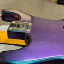 Pre-owned Shabat Lynx Standard electric guitar cosmic blue colorshifting finish with humbucker pickup