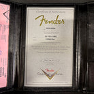 Pre-owned Fender Custom Shop 1963 Telecaster Relic electric guitar Fiesta Red with certificate of authenticity