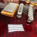 Pre-owned Gibson Les Paul Studio 100th Anniversary electric guitar wine red with dual humbucker pickups