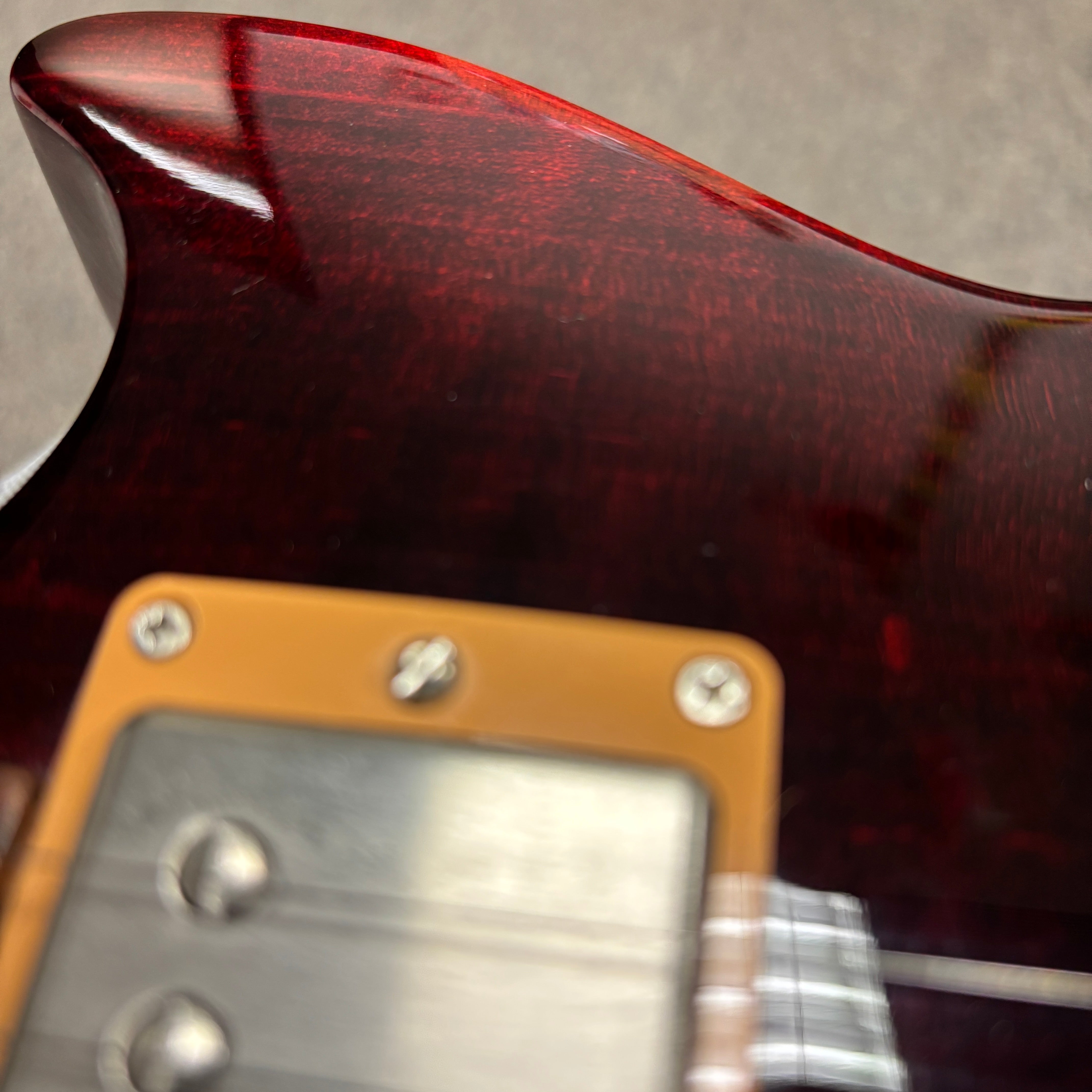 Pre-owned Gibson Les Paul Studio 100th Anniversary wine red electric guitar with gold hardware