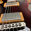 Pre-owned Gibson Les Paul Studio 100th Anniversary electric guitar Wine Red with dual humbucker pickups