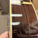 Eastman E20P pre-owned acoustic guitar natural finish with maple binding and fretboard inlays