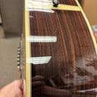 Eastman E20P pre-owned acoustic guitar natural finish with maple binding and fretboard inlays